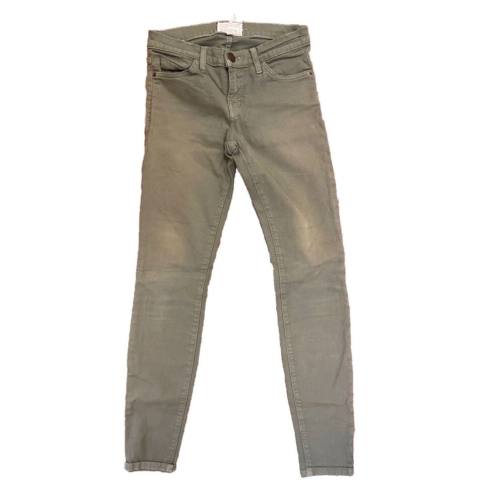 CURRENT ELLIOTT The Ankle‎ Skinny JEANS, Size 25, Army Green
